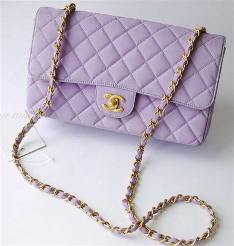 purple purses by coco chanel